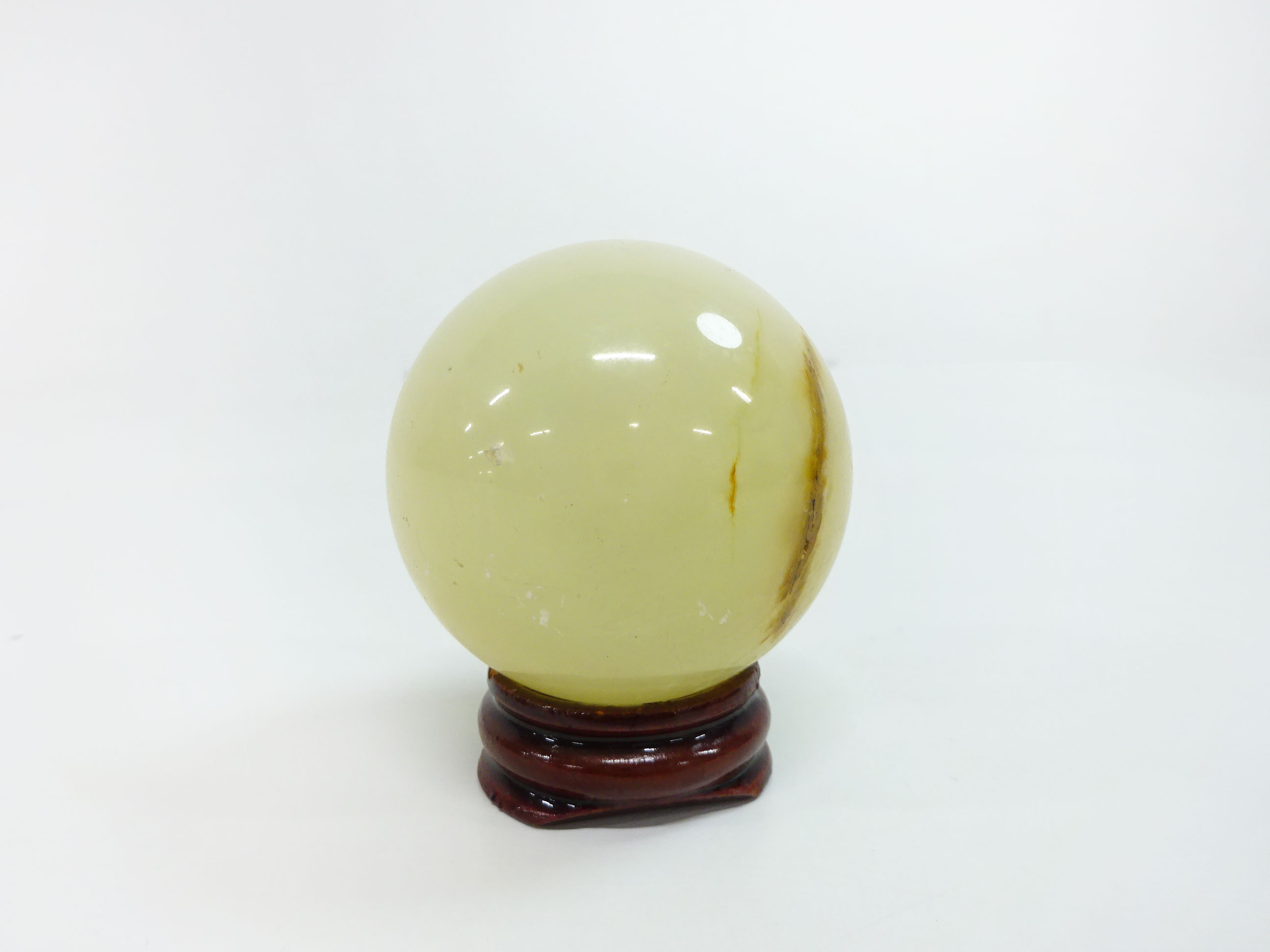 JAPANESE ORNAMENT / NATURAL CRYSTAL & MINERAL (191.86g) / HEALING CRYSTAL SPHERE