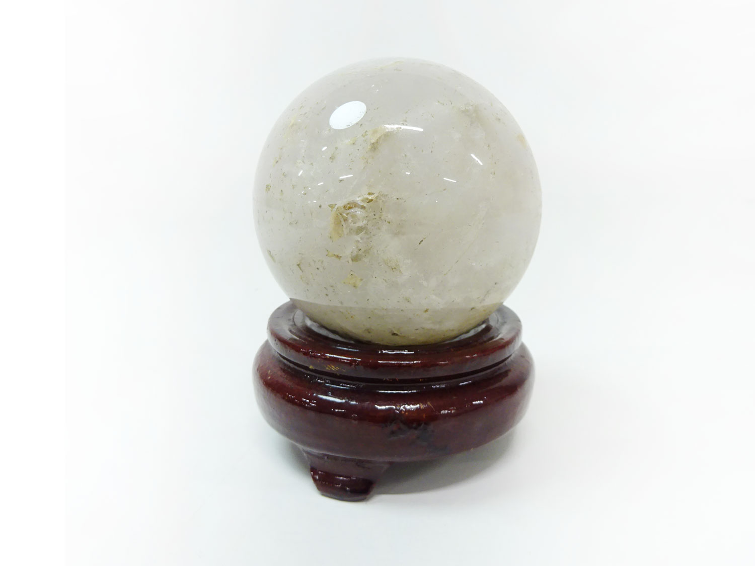 JAPANESE ORNAMENT / NATURAL CRYSTAL & MINERAL (stand not included) / HEALING CRYSTAL SPHERE