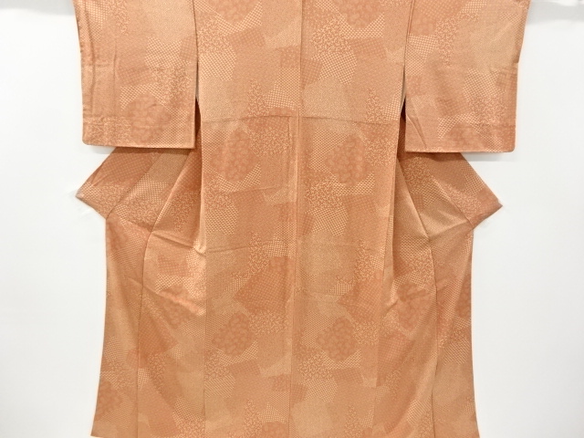 SALE!! JAPANESE KIMONO / VINTAGE KOMON KIMONO / FLORAL PLANTS & SHIKISHI PATTERN