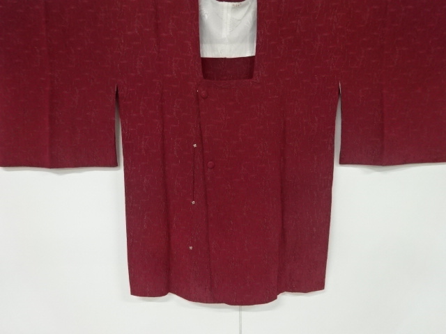 SALE!! JAPANESE KIMONO / VINTAGE MICHIYUKI COAT / SILK / WOVEN ABSTRACT