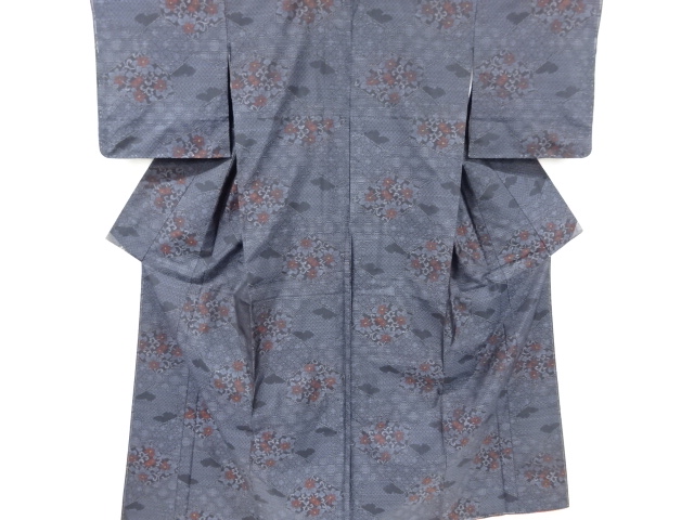 SALE!! JAPANESE UNUSED KIMONO / DORO OSHIMA TSUMUGI 