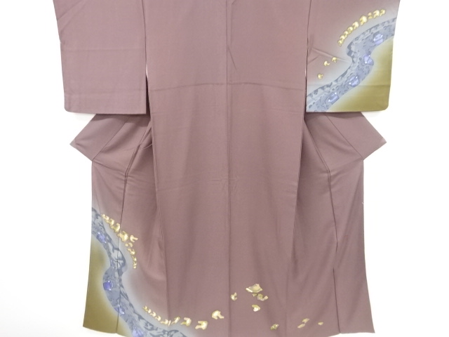 SALE!! JAPANESE KIMONO / VINTAGE HOMONGI / SILK / ABSTRACT / ARTIST WORK