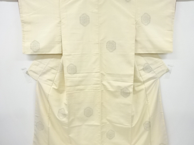 SALE!! JAPANESE KIMONO / ANTIQUE KIMONO / TSUMUGI / WOVEN KIKKO