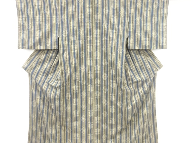SALE!! JAPANESE KIMONO / ANTIQUE KIMONO / TSUMUGI / WOVEN ENSHU CAMELLIA