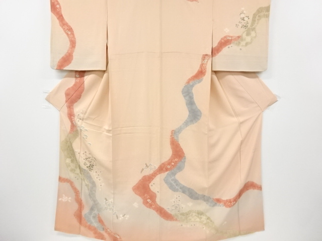 SALE!! JAPANESE KIMONO / HOMONGI / ONE CREST 