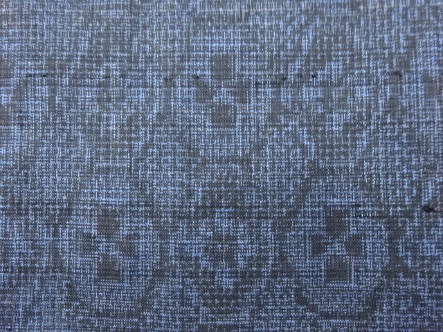 SALE!! JAPANESE KIMONO / ANTIQUE KIMONO / DORO OSHIMA TSUMUGI / WOVEN KIKKO WITH FLOWER