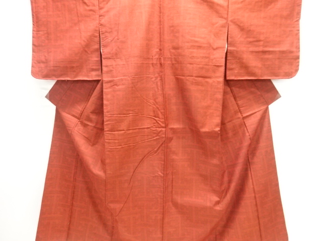 SALE!! JAPANESE KIMONO / ANTIQUE KIMONO / TAISHO ROMAN STYLE / TSUMUGI / SAYAGATA