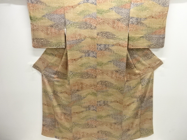 SALE!! JAPANESE KIMONO / KOMON / FLORAL PLANTS