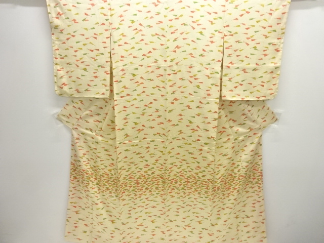 SALE!! JAPANESE KIMONO / TSUKESAGE KOMON / FOLDING FAN PATTERN