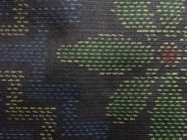 SALE!! JAPANESE KIMONO / ANTIQUE KIMONO / SILK / DORO OSHIMA TSUMUGI / WOVEN FLOWER