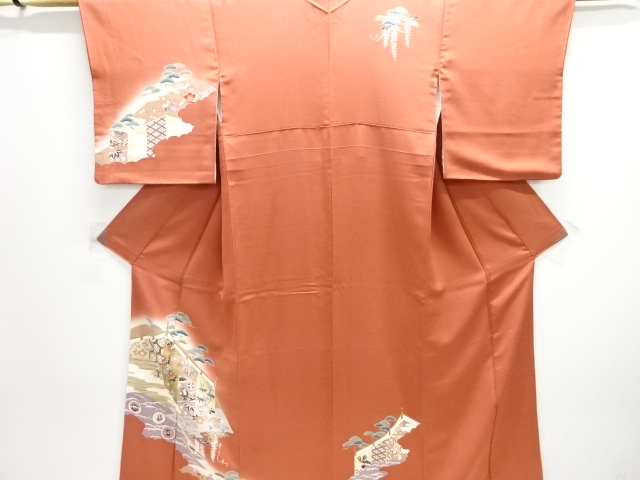 SALE!! JAPANESE KIMONO / HOMONGI / FLOWER