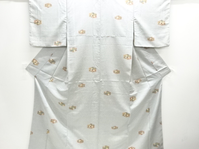 JAPANESE KIMONO / KOMON / FLORAL PLANTS