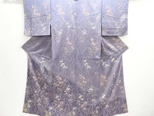 JAPANESE KIMONO / HOMONGI / FLORAL PLANTS