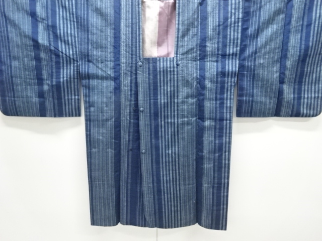 JAPANESE MICHIYUKI COAT / TSUMUGI / WOVEN STRIPE