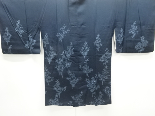 JAPANESE MICHIYUKI COAT / EMBROIDERY / FLORAL PLANTS