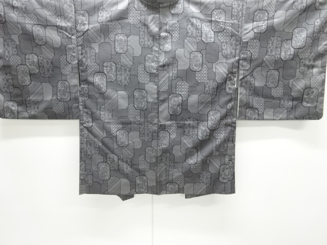 JAPANESE OMESHI HAORI / NISHIJIN-ORI / SILK / WOVEN ABSTRAC