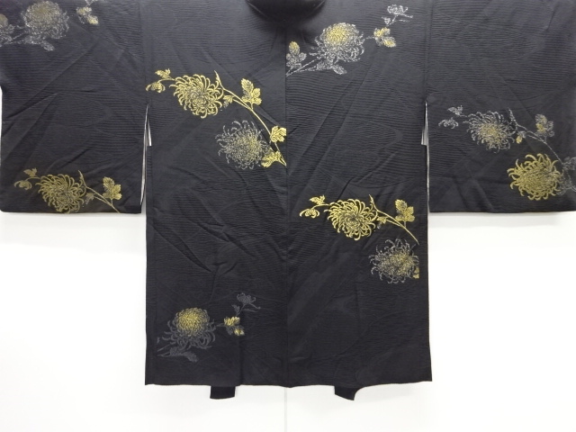 大正ロマン　乱菊模様織出し羽織