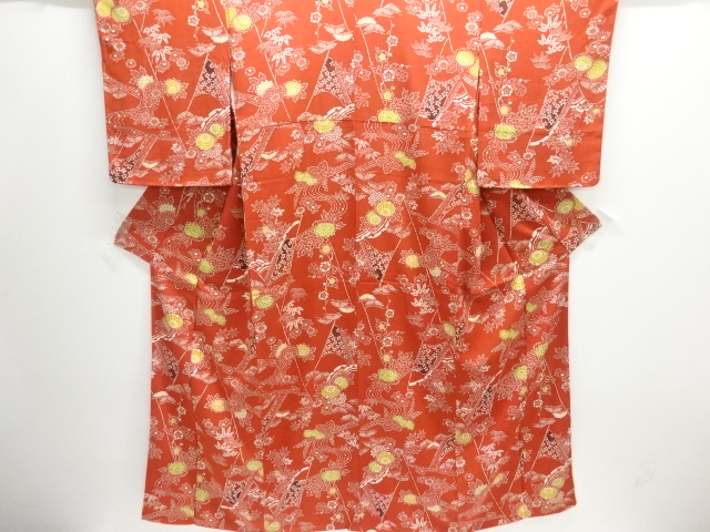 SALE!! JAPANESE KIMONO / KOMON / FLORAL PLANTS