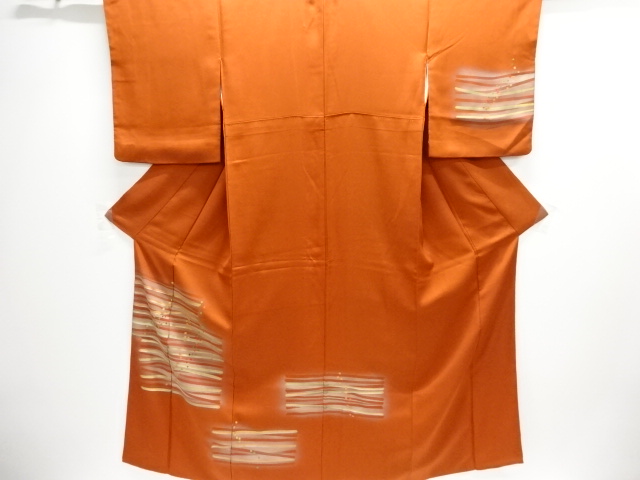 SALE!! JAPANESE KIMONO / HOMONGI / EMBROIDERY / STRIPE