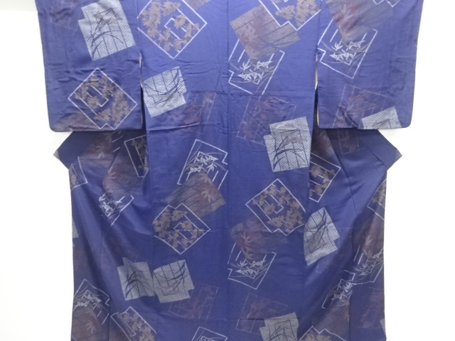 SALE!! JAPANESE KIMONO / ANTIQUE KIMONO / TAISHO ROMAN STYLE / KINSHA / UME