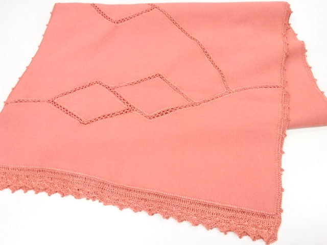 SALE!! JAPANESE KIMONO / VINTAGE SHAWL / LACE / RHOMBUS