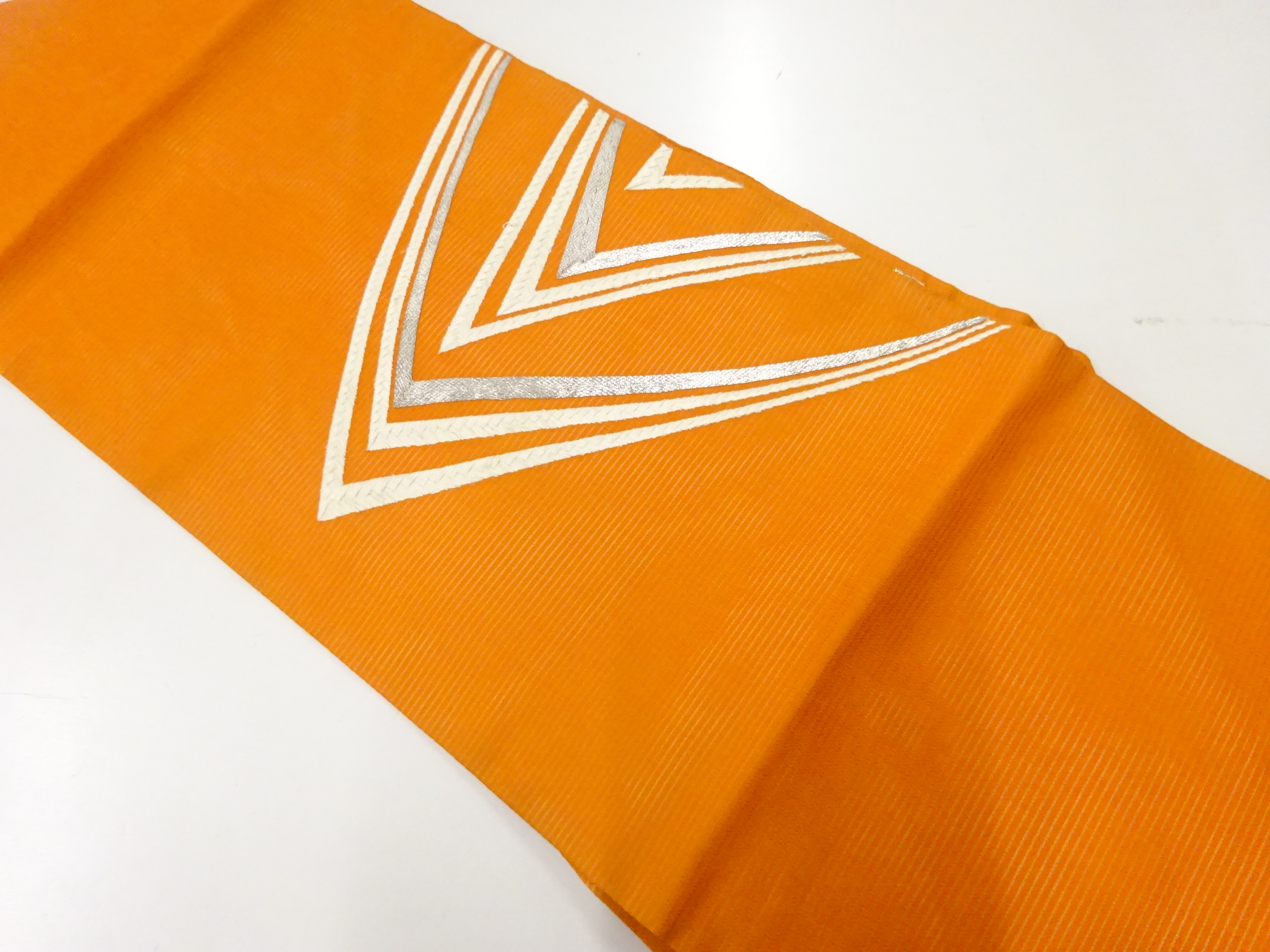 SALE!! JAPANESE KIMONO / VINTAGE NAGOYA OBI / EMBROIDERY / ABSTRACT