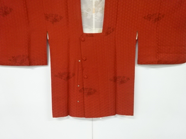 SALE!! JAPANESE KIMONO / VINTAGE MICHIYUKI COAT / FLORAL PLANTS