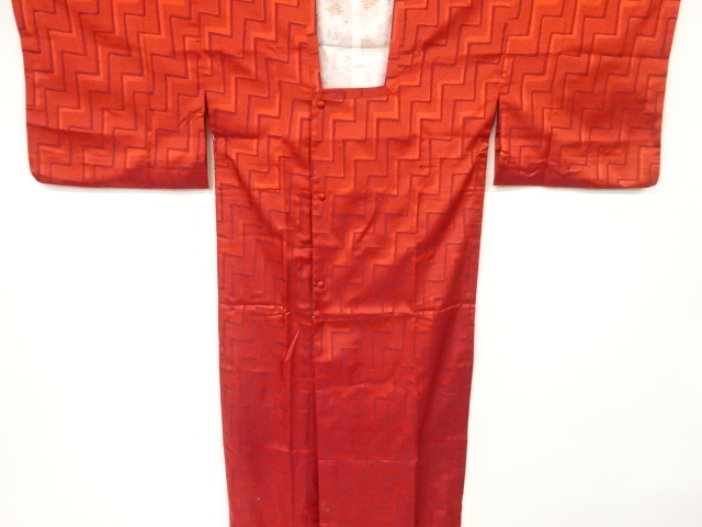 SALE!! JAPANESE KIMONO / VINTAGE RAIN COAT / WOVEN GEOMETRIC