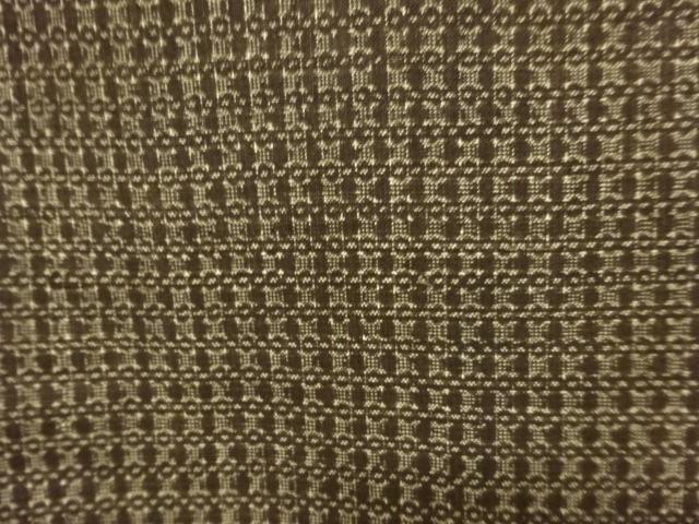 SALE!! JAPANESE KIMONO / ANTIQUE HAORI / SILK / DORO OSHIMA TSUMUGI / WEAVE PATTERN
