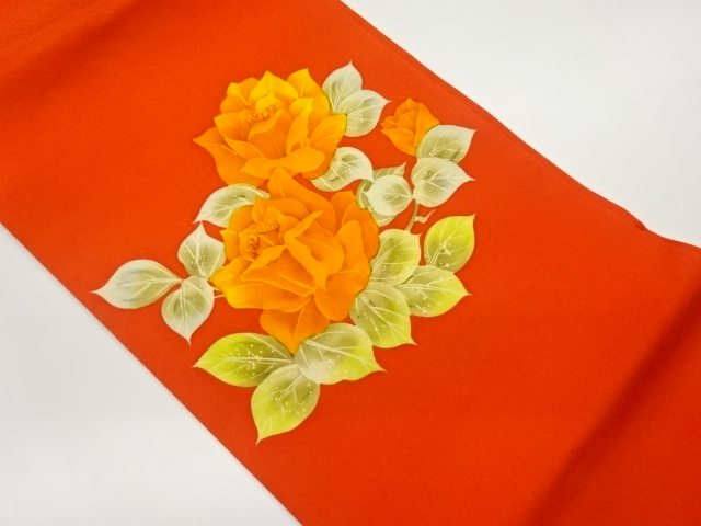 SALE!! JAPANESE NAGOYA OBI / SHIOZE / ROSE