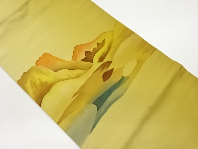 SALE!! JAPANESE NAGOYA OBI / SHIOZE / ABSTRACT MOUNTAINS / ARTIST WORK