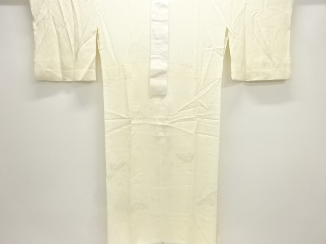 片輪車模様織出し長襦袢