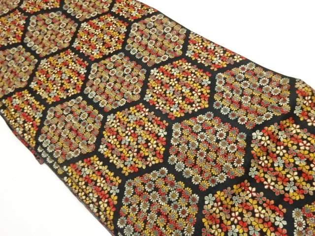 SALE!! JAPANESE NAGOYA OBI / WOVEN UME