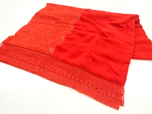 SALE!! JAPANESE SHAWL / VELVET / LACE / FLOWER