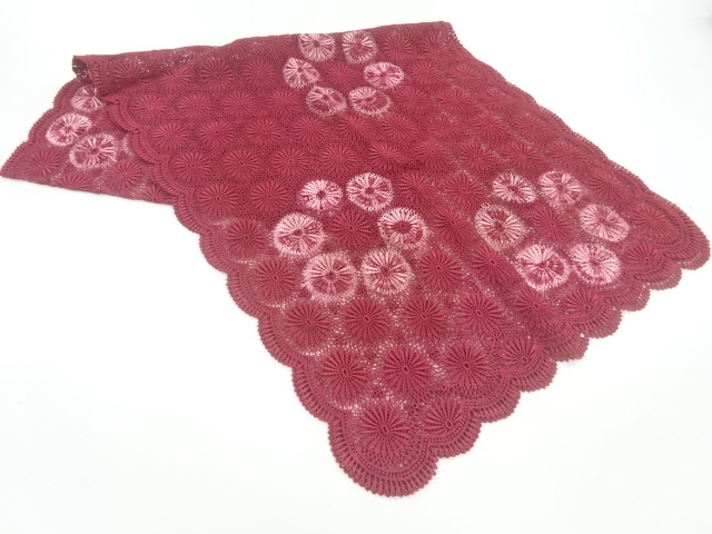SALE!! JAPANESE SHAWL / LACE / FLOWER