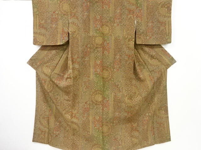 SALE!! JAPANESE KIMONO / KOMON / FLORAL SARASA