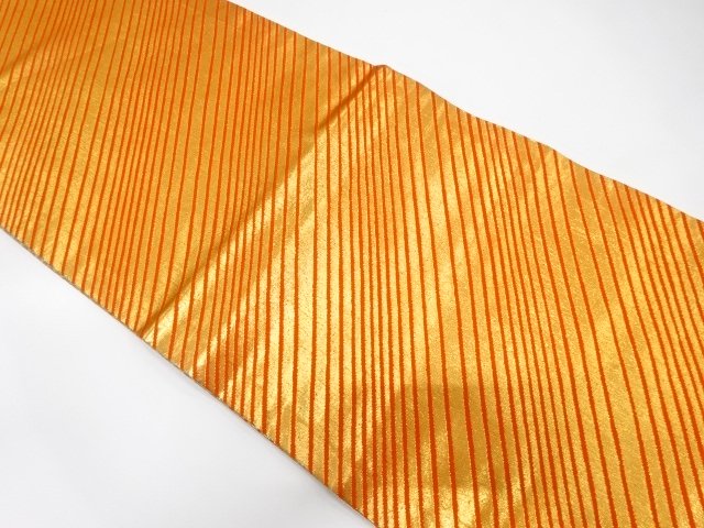 SALE!! JAPANESE KIMONO / FUKURO OBI / SILK / REVERSIBLE / WOVEN DIAGONAL STRIPE