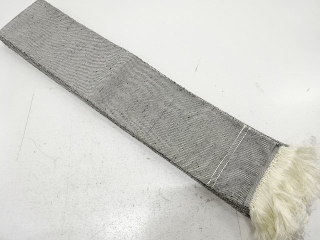 SALE!! JAPANESE KIMONO / MENS KAKU OBI / SILK / MAWATA TSUMUGI