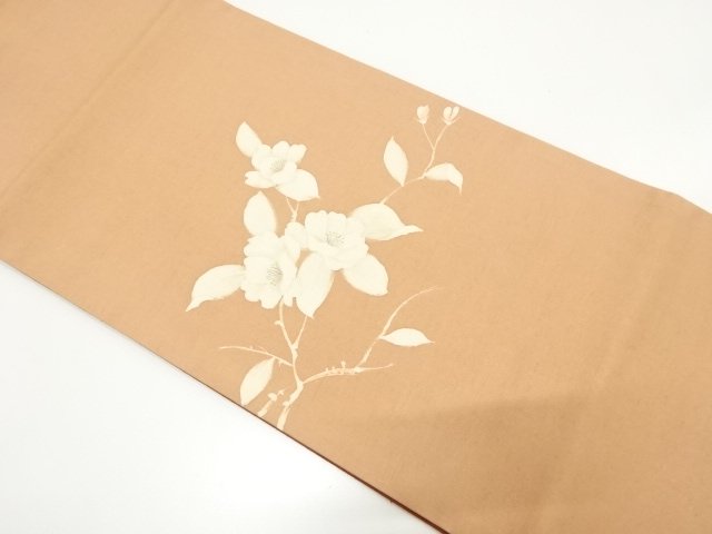 SALE!! JAPANESE KIMONO / FUKURO OBI / SILK / TSUMUGI / SAKURA