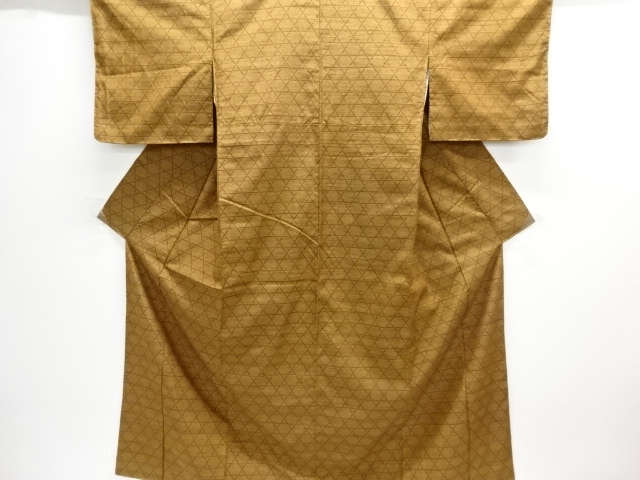 SALE!! JAPANESE KIMONO / UNUSED / SILK / TSUMUGI / WOVEN MESH