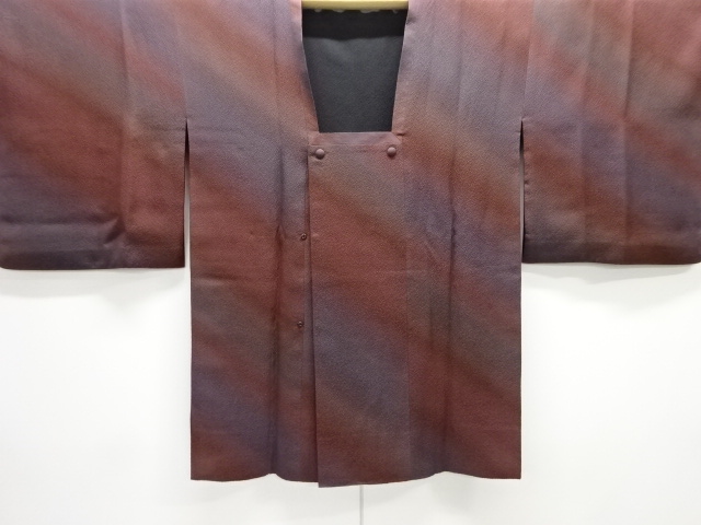 SALE!! JAPANESE KIMONO / MICHIYUKI COAT / SILK / BOKASHI / REVERSIBLE