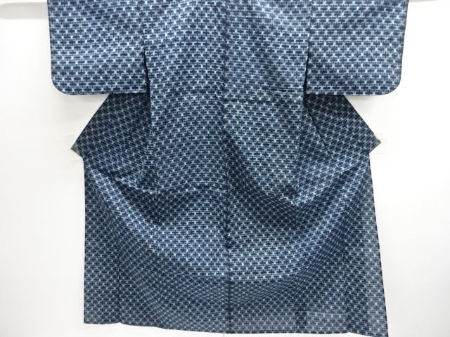 SALE!! JAPANESE KIMONO / ANTIQUE HITOE KIMONO / COTTON / BINGO KASURI