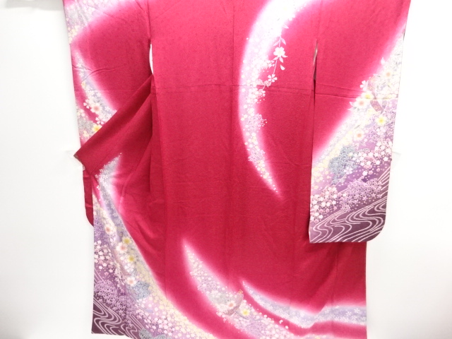 SALE!! Furisode Kimono Silk