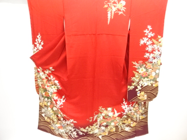 SALE!! Furisode Kimono Silk