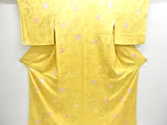 SALE!! JAPANESE KIMONO / KOMON / SILK / FLOWERS