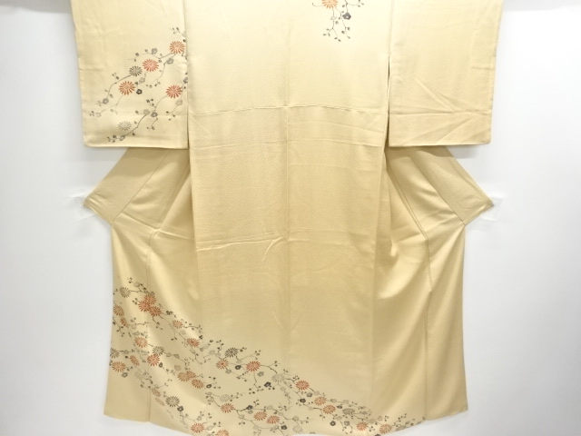 SALE!! JAPANESE KIMONO / HOMONGI / SILK / FLOWERS