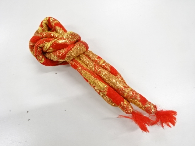 SALE!! JAPANESE KIMONO / ANTIQUE MARU KUGE FOR KIDS / WOVEN FLOWERS