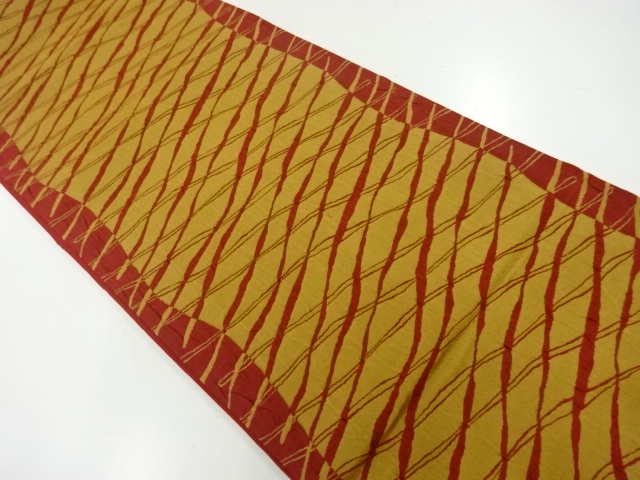 SALE!! JAPANESE KIMONO / VINTAGE FUKURO OBI / WOVEN GRID